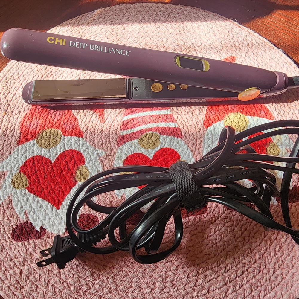 CHI Deep Brilliance Purple Hair Straightener